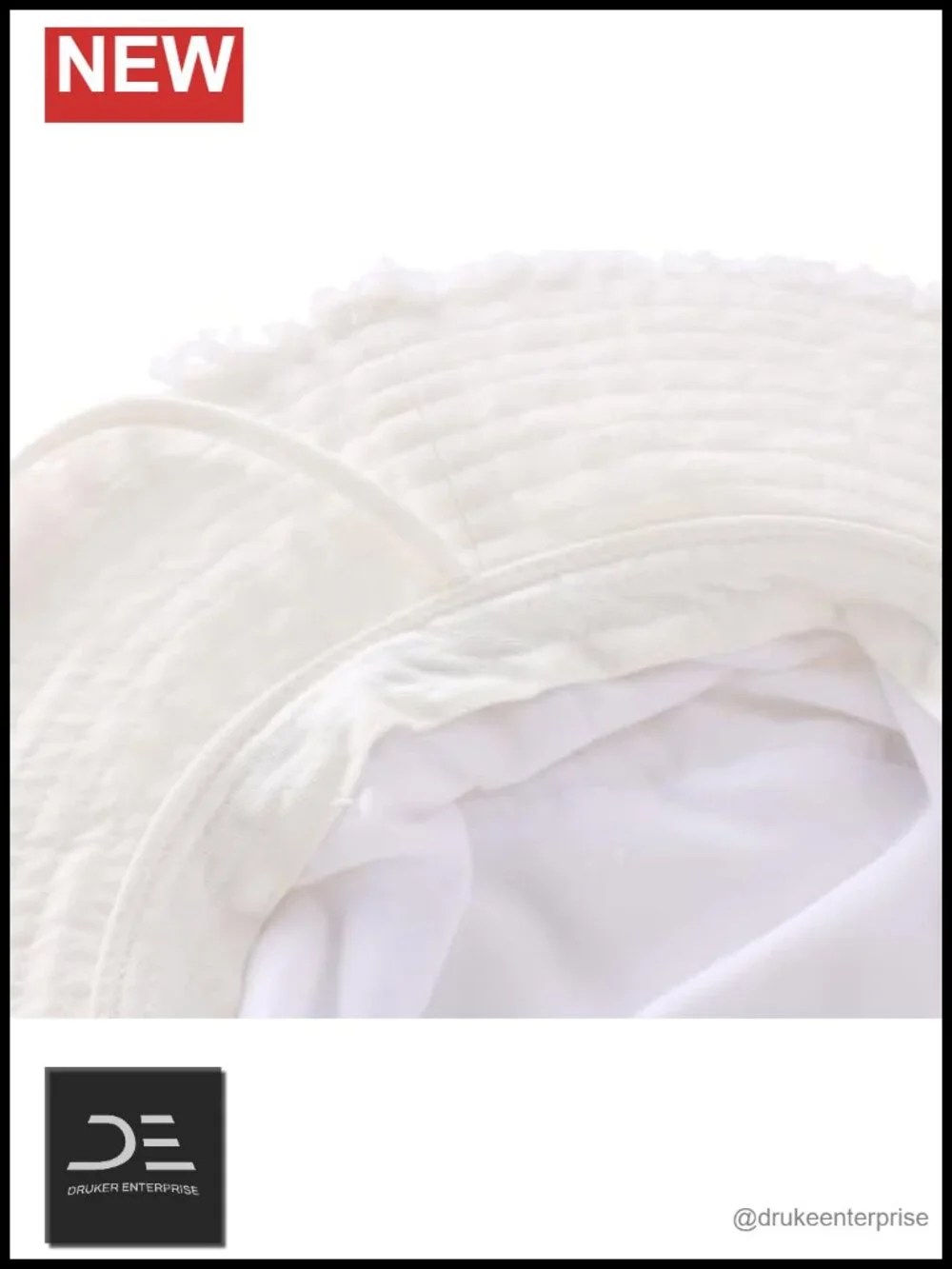100% Cotton Wide Brim Bucket Hat UPF 50+ Foldable Sun Hat Breathable Travel Hat